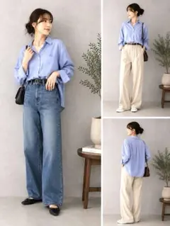 【美品】UNIQLO JW ANDERSON クロップドオックスフォードシャツL