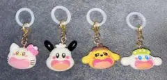 キティ ポムポムプリン ポチャッコ シナモン めじるしアクセサリー 目印 セット