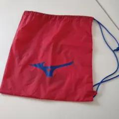 MIZUNO 巾着袋 ナップサック レッド
