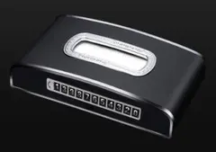 車用 ティッシュケース 吊り下げ 車用ティッシュカバー (ブラック)