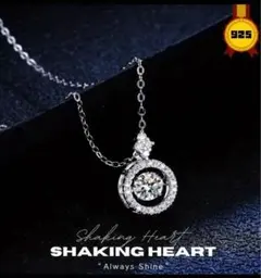 ☆FJ☆ キュービック ジルコニア ラウンドカット ネックレスS925 シルバー