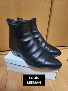 【レア✨】LOUIS LEEMAN 本革 サイドゴアブーツ ブラック