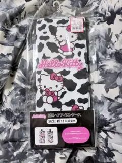 ハローキティ 耐熱ヘアアイロンケース カウ柄 アベイル