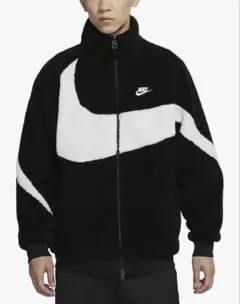 NIKE ビッグスウォッシュ フルジップ リバーシブル　ボアジャケット Sサイズ