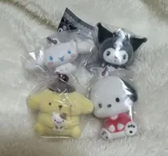 サンリオキャラクターズ ふわわフロッキーマスコット　セミコンプ　4点セット