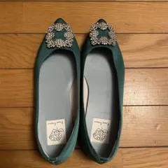 【お値下げ】Emma Frances フラットシューズ グリーン