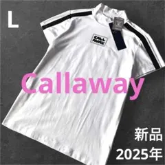 【新品L】キャロウェイ　モックネック 半袖シャツ　レディース