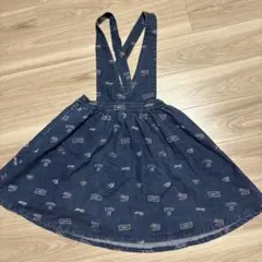 JENNI love のデニムジャンパースカートです。