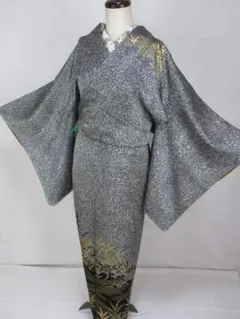 ♡emile♡✾ｍ2033＊正絹 トールサイズ 菊 手縫い仕立て 訪問着 ♡emile♡✾m2033＊正絹 トールサイズ 菊 手縫い仕立て 訪問着