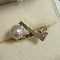 TASAKI バランス ループ リング 5P 13号 K18YG パール - メルカリ