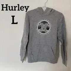 美品✨️Hurley 【L 14/16】グレー パーカー キッズ トレーナー