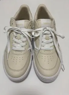 VANS 黄色レディース厚底スニーカー