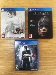 PS4 ソフト 3本セット 北米版 動作確認済