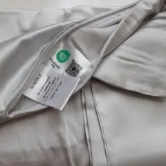 SGMSILK 枕カバー 43×63cm シルク100% シルバー　抗ダニのサムネイル