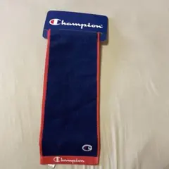 Champion タオルマフラー ネイビー レッドのサムネイル
