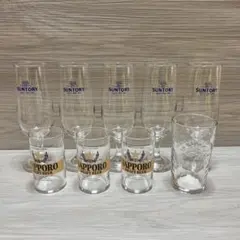 ビール各社　ノベルティグラス　未使用品