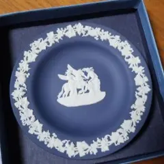 ウェッジウッドジャスパー小皿　ポートランドブルートレーインテリアWEDGWOOD