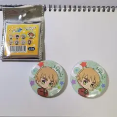 ヘタリア　イギリス　缶バッジ　2個