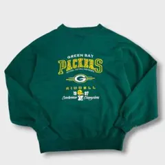 97s 古着 NFL グリーンベイ・パッカーズ CFチャンピオン スウェット