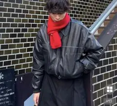 クラッシックレザーショートジャケット nugu