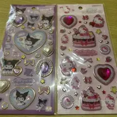 正規品　キラキラジュエルシール2枚セット