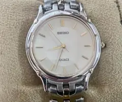 美品　SEIKO DOLCEメンズクォーツ 腕時計 シルバー