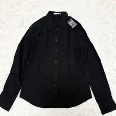 新品✨近年モデル PRADA シャツ 長袖 シルク混 ブラック40のサムネイル