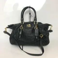COACH コーチ 2way ハンドバッグ ブラック レディース ブランド
