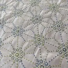 No.86刺し子ふきん　六角花紋