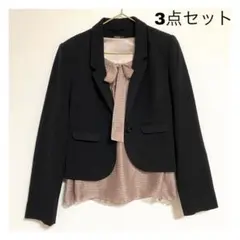レディース スーツ ブラウス 【お得3点セット】