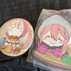 ゆるキャン△ 各務原なでしこ 缶バッジ 2個セット - メルカリ