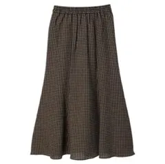 earth music&ecology ギンガムチェックマーメイドスカート