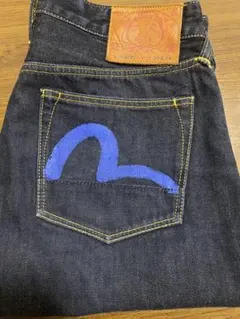 EVISU wide straight denim pants y2k - メルカリ