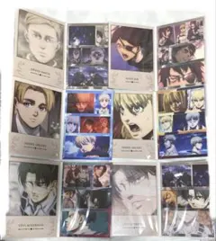 進撃の巨人 一番くじ メモリアルカード リヴァイ ハンジ エルヴィン アルミン