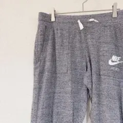 美品✨Nike 【M】ナイキ ジョガーパンツ グレー スウェット クロップド丈