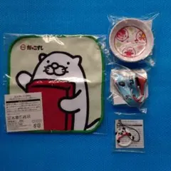 スシローだっこずしミニタオル ・豆皿 ・ネックストラップ・リングストラップ
