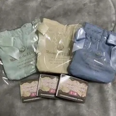 メゾンドフルール ガチャガチャ ダブルリボンギャザートートバッグキーホルダー