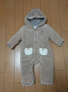 フード付 カバーオール くまさん