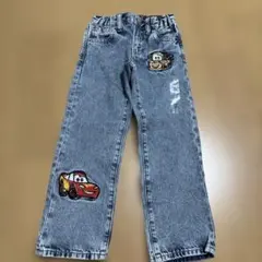 今夜だけ値下げ　GAP カーズ刺繍デニムパンツ 110cm