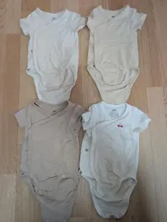 H&M ベビー肌着 ロンパース ４枚セット