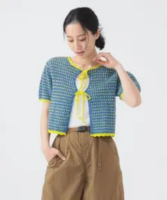 LOGAN Knitting Mills / クロシェ カーディガンのサムネイル