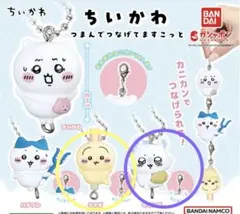 ちいかわ ３個セット　つまんでつなげてますこっと　モモンガ　うさぎ