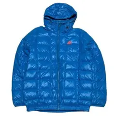 美品 adidas ダウンジャケット キルティング ワンポイント アディダス