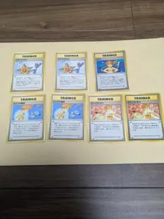 ポケモンカード カスミ トレーナーカード 7枚セット 旧裏面