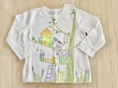 【美品！】ニットプランナー　女の子　薄手長袖シャツ　90cm ＫＰ