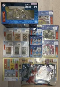 一番くじ 歌川一門 B ブランケット D トート ラストワン フィギュア
