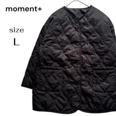 moment+ モーメントプラス キルティング ライナージャケット 黒 Lサイズのサムネイル