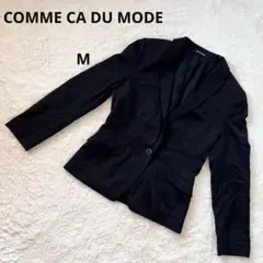 コムサデモード テーラードジャケット　フォーマル　オフィス　M　シングルボタン
