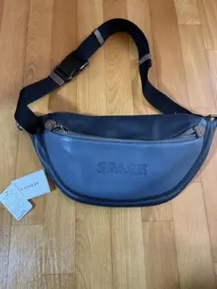 coach コーチ メンズ ボディーバック♡斜めがけ ウエストバック ネイビー系