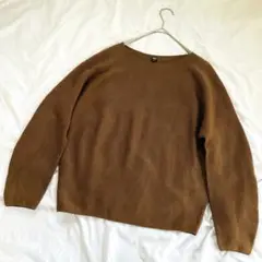 UNIQLO ユニクロ　ボリューム　スリーブ　セーター　M コットン　ゆったり